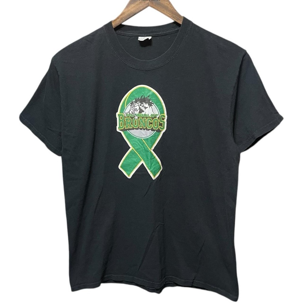 Humboldt Broncos Canadian hockey short sleeve sports vintage 90s 2000s T-shirt
